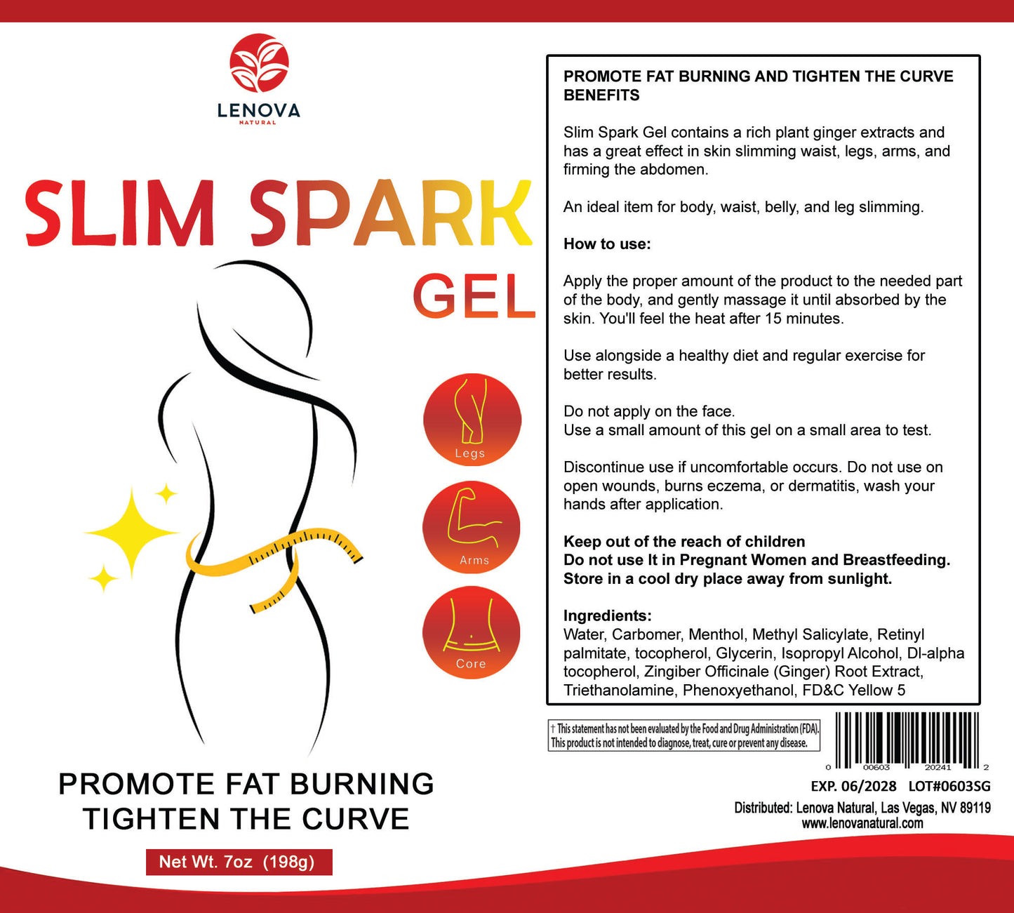 Gel Slim Spark 7 oz